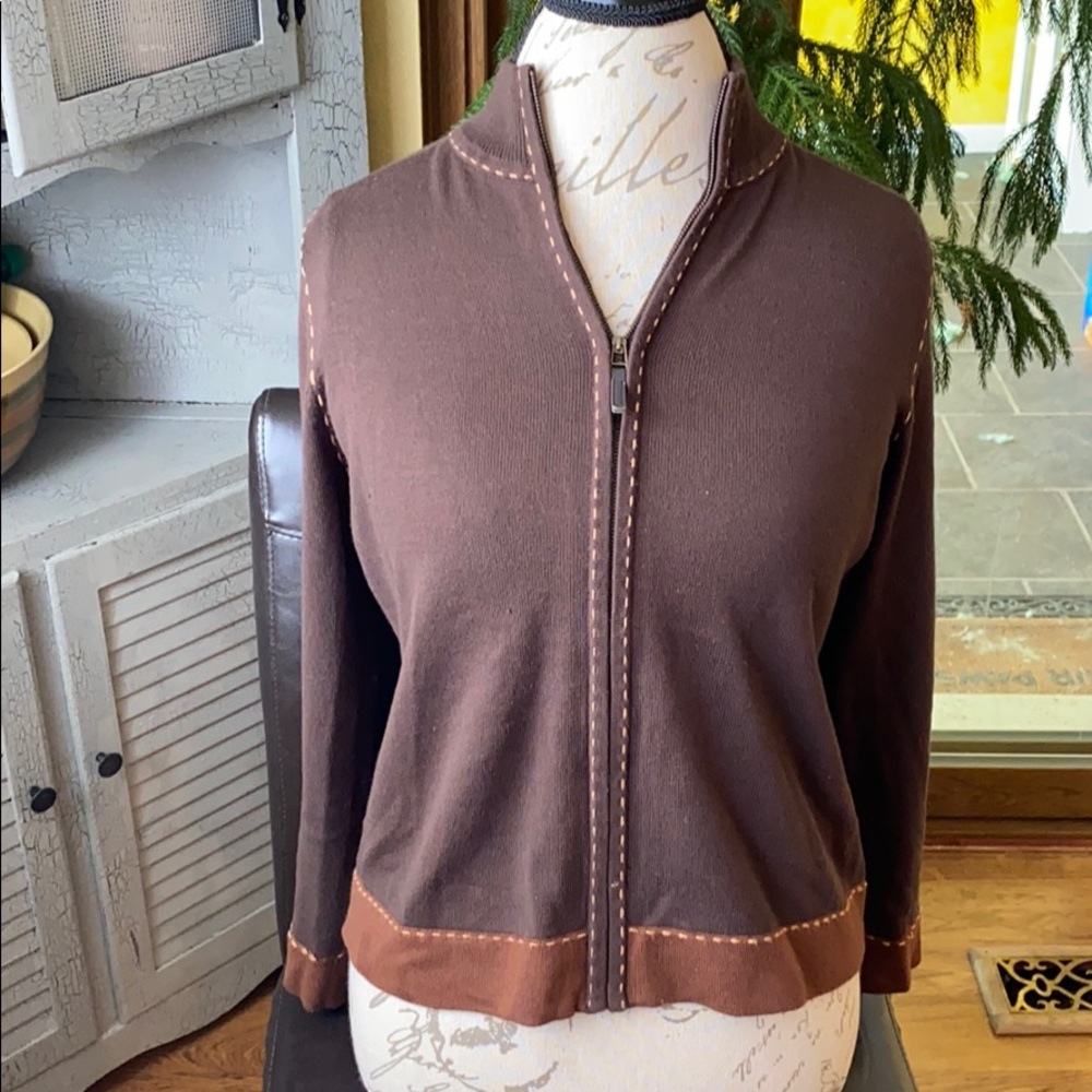 Full zip sweater